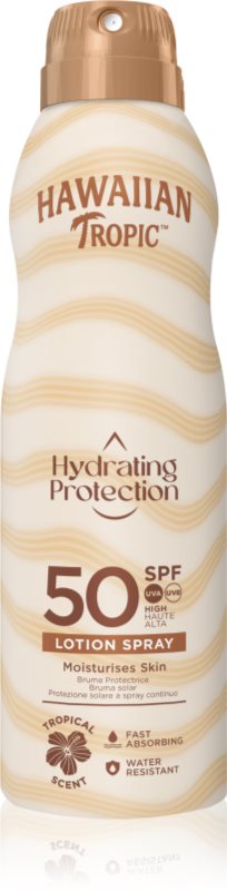 Hawaiian Tropic Hydrating Protection Lotion Spray spray solar SPF 50 220 ml