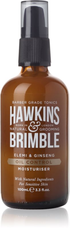 Hawkins & Brimble Oil Control Moisturiser cremă hidratantă pentru ten gras pentru bărbați 100 ml