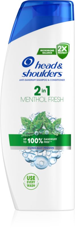 Head & Shoulders Menthol Fresh 2in1 sampon si balsam 2 in 1 anti matreata