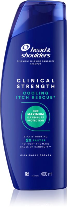 Head & Shoulders Cooling Itch Rescue șampon anti-mătreață și anti-mâncărime 400 ml