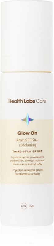 Health Labs Care Glow On SPF 50+ with Melanin crema de zi SPF 50+ 50 ml