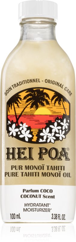 Hei Poa Pure Tahiti Monoï Oil Coconut ulei multifunctional pentru corp si par 100 ml