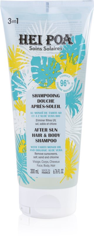 Hei Poa After Sun Monoi & Aloe Vera Șampon după soare de par si de corp 200 ml