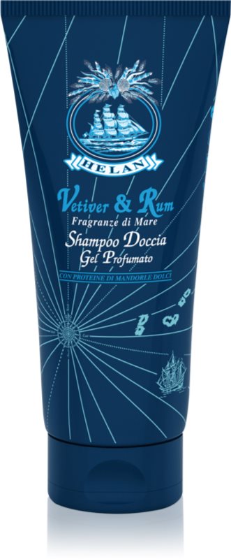Helan Vetiver & Rum gel de duș și șampon pentru barbati 200 ml