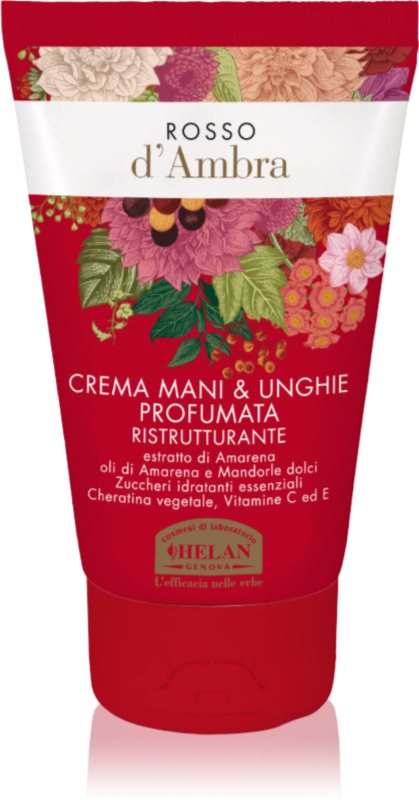 Helan Rosso d'Ambra Scented Hands & Nails Cream crema de maini hidratanta pentru femei 50 ml