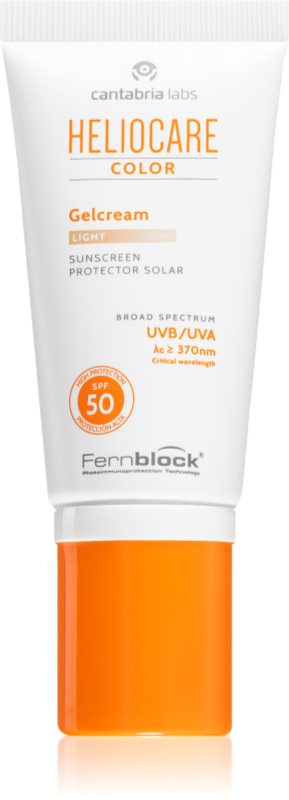 Heliocare Color Gelcream gel-cremă cu efect de tonifiere SPF 50 culoare Light 50 ml