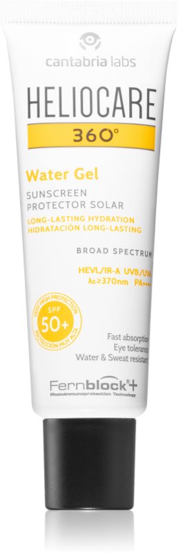 Heliocare 360° Water Gel Sunscreen gel cu protectie solara hidratant SPF 50+ 50 ml