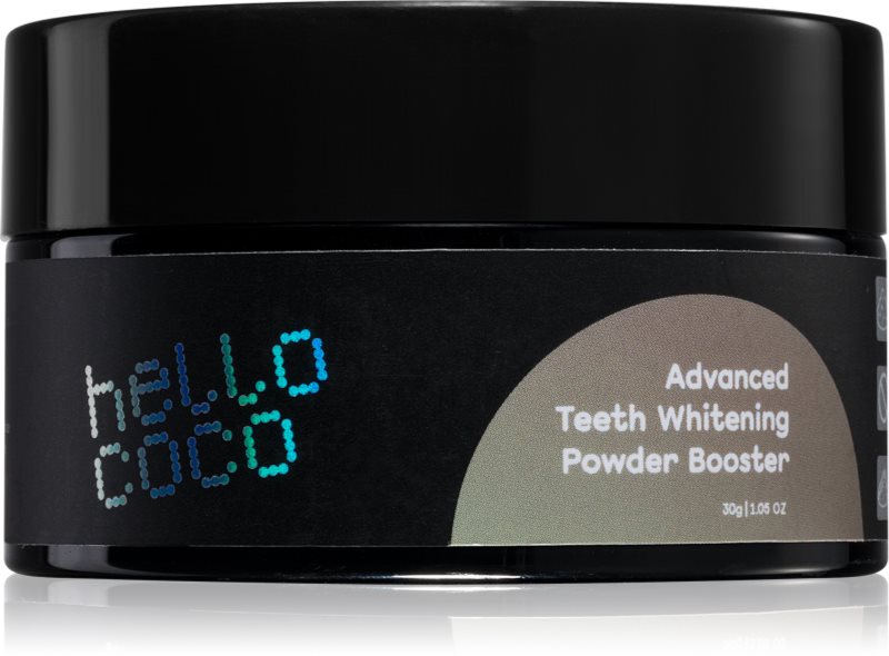 hello coco Advanced Whitening Powder Booster pudra pentru albirea dintilor 30 g