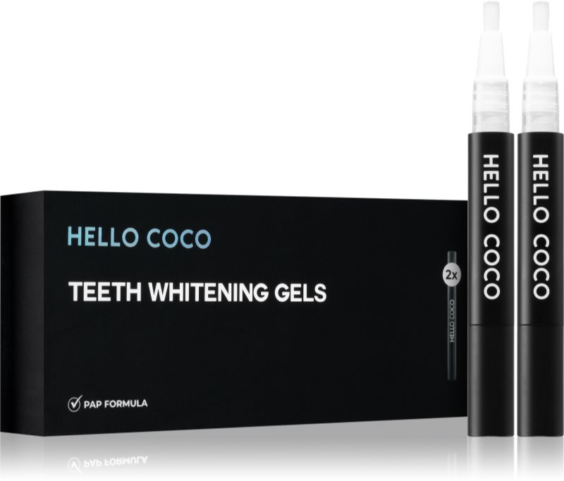 hello coco PAP+ Teeth Whitening Gels rezervă de reumplere cu efect de albire 2 buc