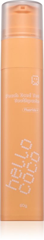 hello coco Toothpaste Peach Iced Tea pastă de dinți naturală 60 g