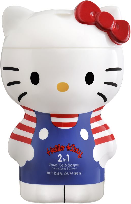 Hello Kitty Shampoo and Shower Gel 2 in 1 2 in 1 gel de dus si sampon pentru copii 2D 400 ml