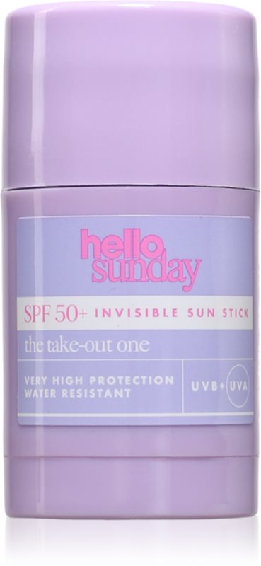 hello sunday the take-out one invisible sun stick stick hidratant protector SPF 50+ 25 g