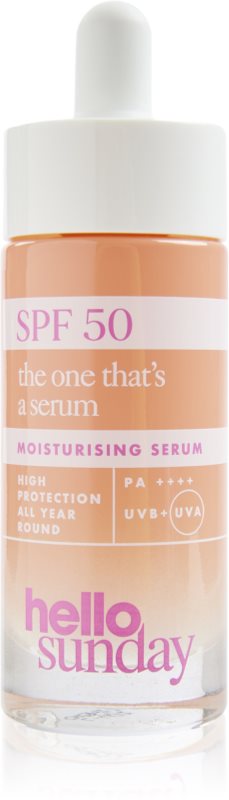 hello sunday the one that´s a serum ser protector SPF 50 30 ml