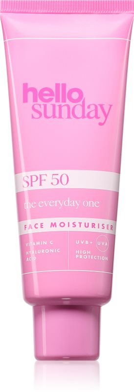 hello sunday the everyday one SPF 50 cremă hidratantă faciale SPF 50 75 ml