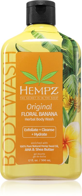 HEMPZ Floral Banana gel de duș pentru corp 500 ml