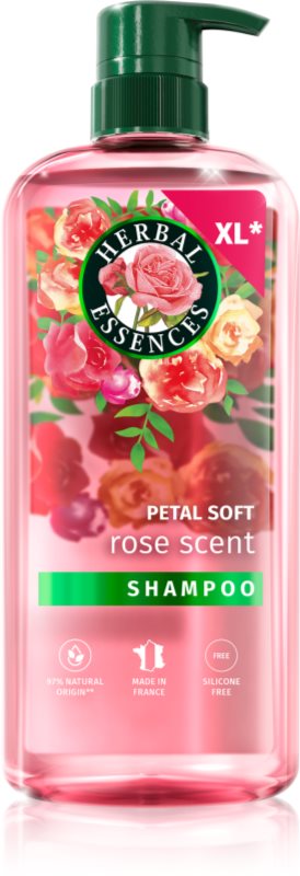 Herbal Essences Petal Soft Rose Scent Șampon intens nutriv pentru păr uscat 650 ml