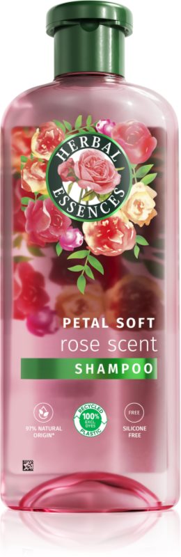 Herbal Essences Rose Scent Petal Soft Sampon pentru par uscat si deteriorat 350 ml