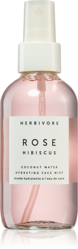 Herbivore Rose Hibiscus Coconut Water ceață de piele hidratantă și energizantă pentru corp 120 ml