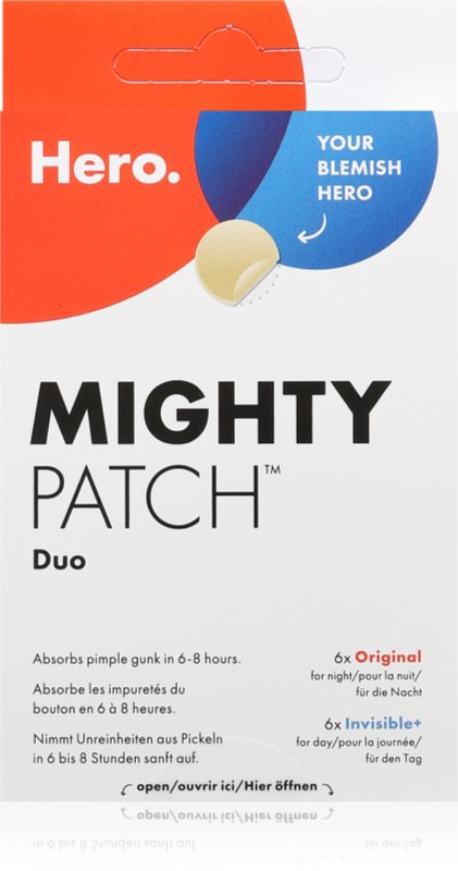 Hero Cosmetics Mighty Patch Duo plasture impotriva acneei 12 buc