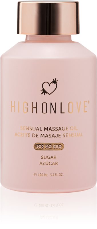 High on Love Sensual CBD Sugar ulei de masaj 100 ml