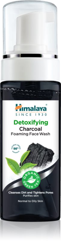Himalaya Herbals Detoxifying Charcoal spuma de curatat faciale cu cărbune activ 150 ml