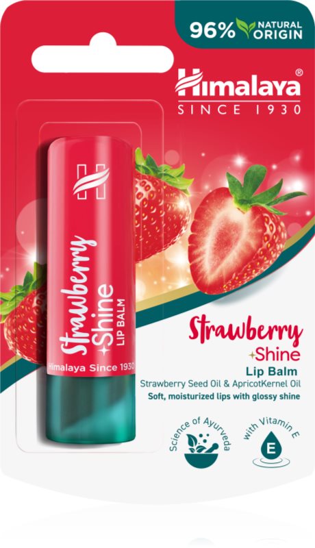 Himalaya Herbals Strawberry Shine balsam de buze cu aroma de capsuni 4.5 g