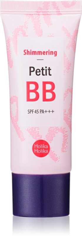 Holika Holika Petit BB Shimmering crema BB cu efect de iluminare SPF 45 30 ml