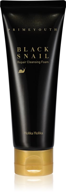 Holika Holika Prime Youth Black Snail spuma de curatat extract de melc 100 ml