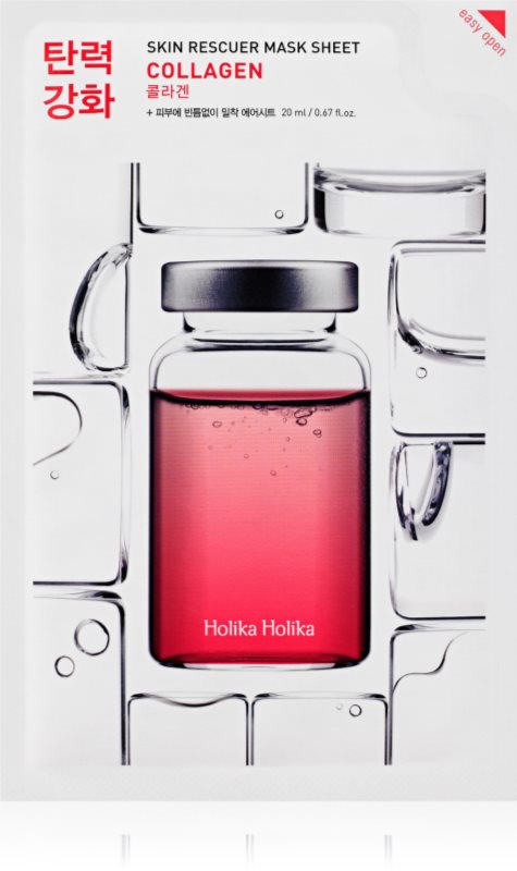 Holika Holika Skin Rescuer Collagen masca de celule cu efect de fermitate cu colagen 20 ml