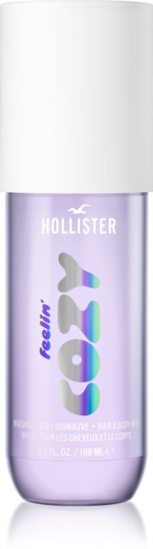 Hollister Feelin' Cozy brumă parfumată pentru corp si par pentru femei Marshmallow 198 ml
