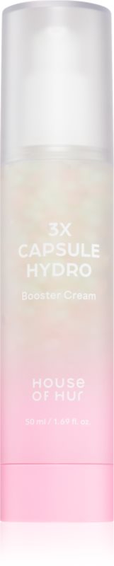 House of Hur 3X Capsule Hydro Booster Cream Primer hidratant pentru strălucirea și netezirea pielii 50 ml