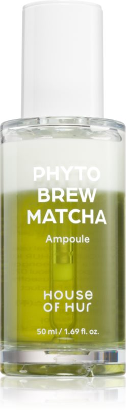 House of Hur Phyto Brew Matcha Ampoule ser calmant și hidratant pentru o piele mai luminoasa 50 ml