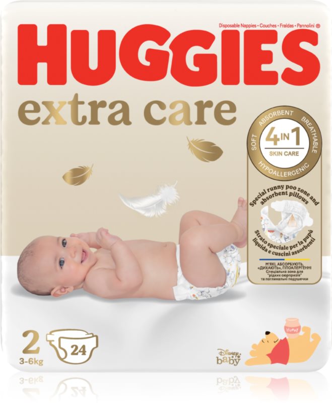 Huggies Extra Care Size 2 scutece de unică folosință