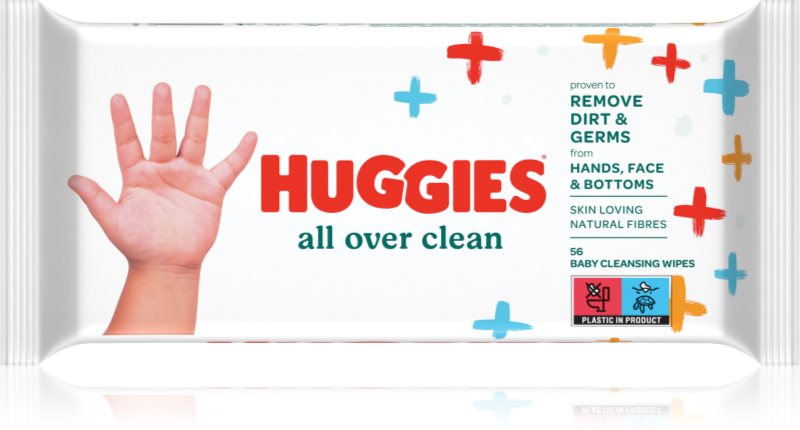 Huggies All Over Clean servetele pentru curatare pentru copii 56 buc