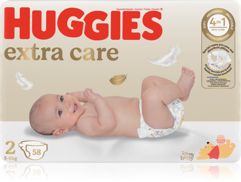 Huggies Extra Care Size 2 scutece de unică folosință
