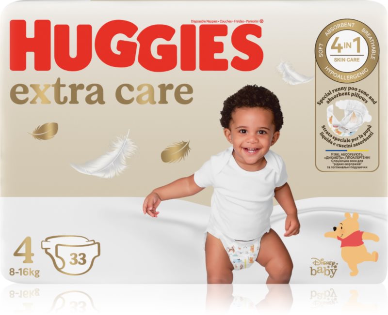 Huggies Extra Care Size 4 scutece de unică folosință