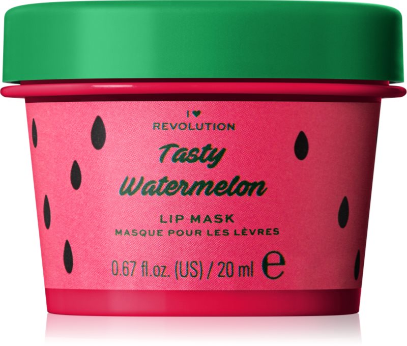 I Heart Revolution Tasty Watermelon mască hidratantă pentru buze 20 ml