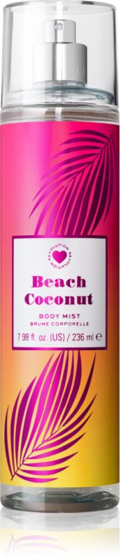 I Heart Revolution Body Mist Beach Coconut spray de corp parfumat pentru femei 236 ml