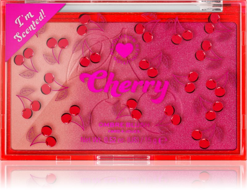 I Heart Revolution Ombre fard de obraz in doua culori culoare Cherry 15 g