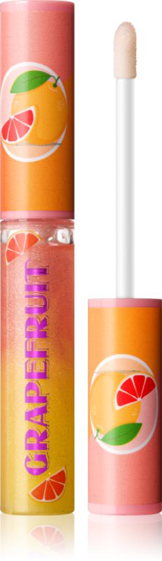 I Heart Revolution Fruity Grapefruit Fizz luciu de buze cu sclipici cu parfum Grapefruit 7 ml