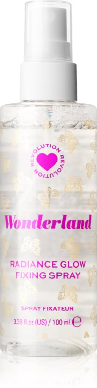 I Heart Revolution Butterfly spray pentru fixare și strălucire cu particule stralucitoare cu parfum Sweet and Floral 100 ml