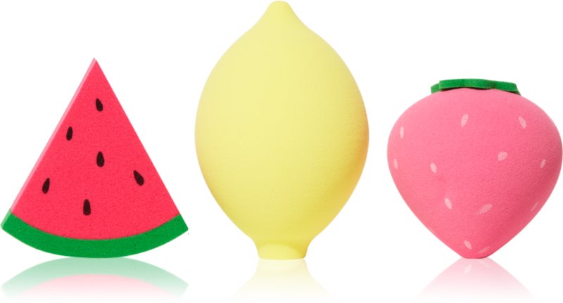 I Heart Revolution Fruit Punch Blending Sponge Trio set aplicatoare pentru look perfect