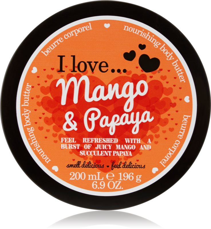 I Love Mango & Papaya unt pentru corp 200 ml