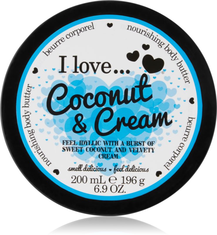 I Love Coconut & Cream unt pentru corp 200 ml