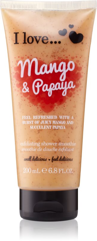 I Love Mango & Papaya gel de dus exfoliant 200 ml