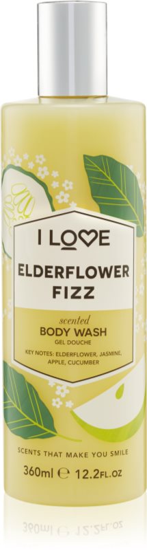 I Love Elderflower Fizz gel de duș 350 ml