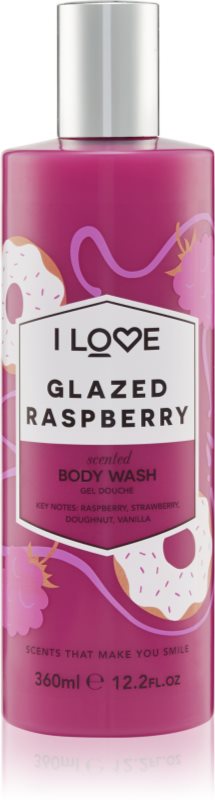 I Love Glazed Raspberry gel de duș 350 ml