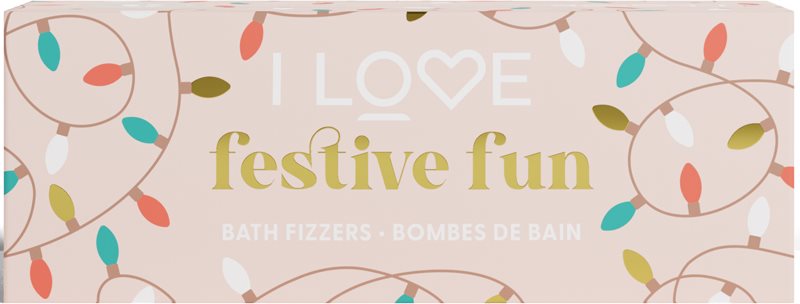 I Love Special Moments Festive Fun bombă de baie parfum Cinnamon, Pumpkin Spice, Gingerbread 3x150 g