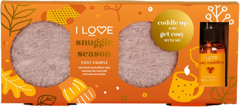 I Love Snuggle Season Cosy Couple set cadou pentru un somn liniștit
