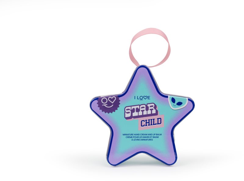 I Love Star Child set cadou cutie de metal